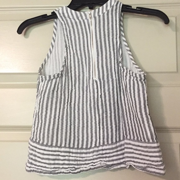 BCBG Generation striped linen tank top - Picture 2 of 3